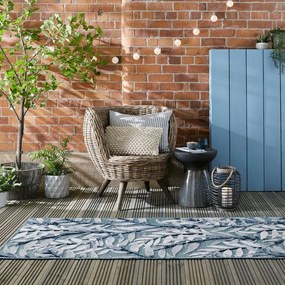 Niebieski chodnik odpowiedni na zewnątrz 230x80 cm Willow – Flair Rugs