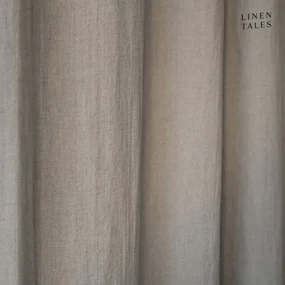 Beżowa zasłona 140x200 cm Night Time – Linen Tales