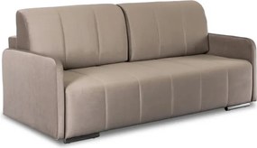 Sofa Rozkładana z Funkcją Spania IBIZA Dwuosobowa Beżowa Nowoczesna do Salonu