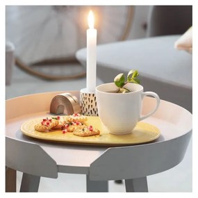 Żółty porcelanowy talerz Villeroy &amp; Boch Like It's my moment, 30x20 cm