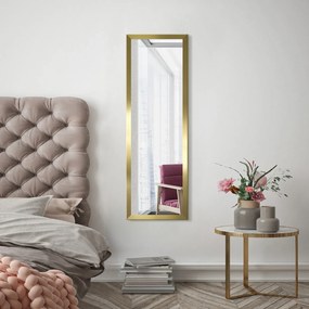 Złote stylowe wiszące lustro Z0-K81