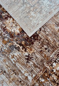 Dywan vintage Vivaldi medalion brązowy 160 cm x 220 cm