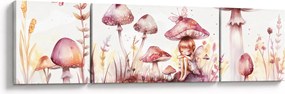 Obraz - Różowa wróżka (170x50 cm)