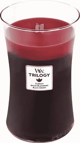 Świeca zapachowa klepsydra, Berries, czerwony 609 gr