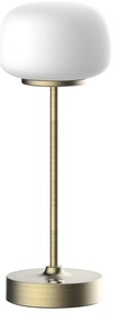 LED dotykowa lampa stołowa RIMINI LED/2W/5V USB 2000 mAh złoto/biała