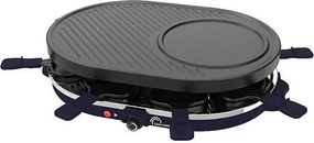 Urządzenie do Raclette Little Balance Multi Cheese 1200W - 8 Osób - Grill/Crêpe Zdejmowana - Nocny Niebieski