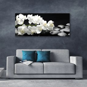 Obraz na płótnie Kwiat Lotosu i Kamienie Spa