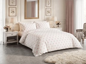PrzytulneMieszkanie.pl PrzytulneMieszkanie.pl Bawełniana pościel PINK HEART CHARM biała, 100% bawełna Rozmiar pościeli: 70 x 90 cm | 140 x 200 cm