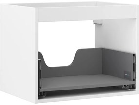 Mexen Box-A korpus szafki podumywalkowej 60 cm, 1 szuflada, biały mat - 91AX0-0600-470-1-01