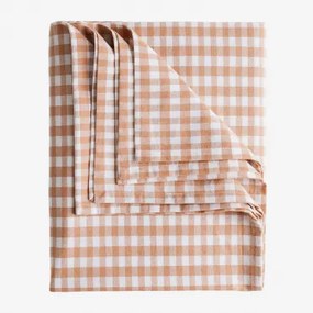 Obrus 140x240 Cm Z Bawełny Elixe Orange Persimmon - Sklum