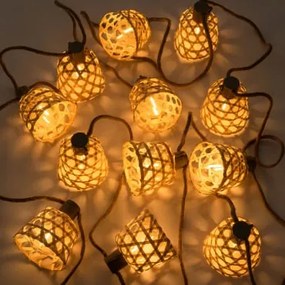 Girlanda Z Lampkami Led Do Ogrodu I Ładowarką Solarną 7,40 M Ducrot Miel - Sklum