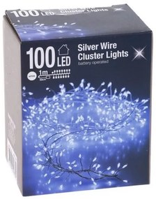 Bożonarodzeniowy drut świetlny Martiel zimny biały, 100 LED, 50 cm