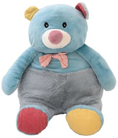 Pluszowy MIŚ BOB z dziecięcym kocykiem w środku, szary