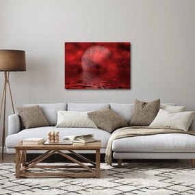 Obraz - Księżyc na powierzchni (70x50 cm)