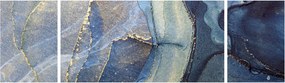 Obraz - Abstrakcja z użyciem tuszu alkoholowego (170x50 cm)