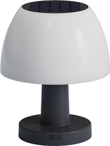 Solarna lampka stołowa LED LUMINA 13,5 cm, neutralna biel, 4 poziomy jasności, 8h pracy, IP44, prosty design