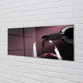 Szklany Panel Bordowe tło wino