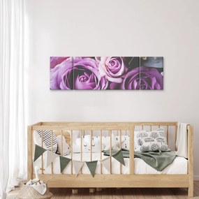 Obraz - Różyczki (170x50 cm)