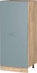 Wysoka szafa niebiesko-szary 60x57x143 r-line