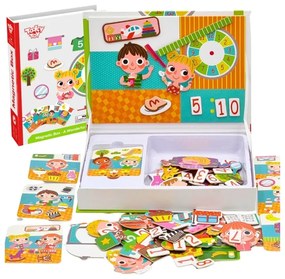 Tooky toy puzzle drewniane pudełko magnetyczne