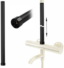 Przedłużka do zestawu wannowo-prysznicowego CZARNY 50cm