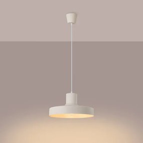 Beżowa industrialna lampa wisząca L2-E22