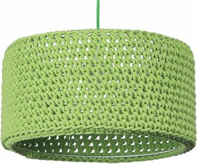 Lampa wisząca COTTON 40 zielona