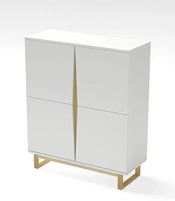 Skandynawska komoda biały mat K5-L89