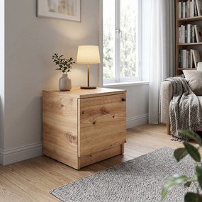 Szafka Nocna NATURIO 40 cm Stolik Nocny do Sypialni, Dąb artisan