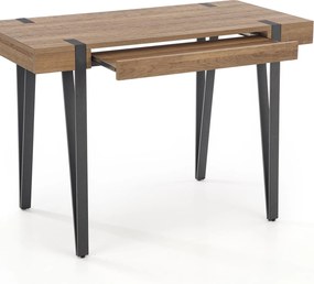 Nowoczesne biurko z szufladą w stylu industrialnym B39