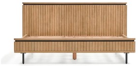 Łóżko dwuosobowe z drewna mango ze stelażem 160x200 cm Licia – Kave Home