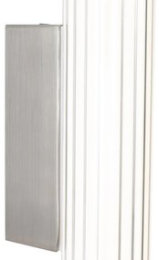 Retro Kinkiet / Lampa scienna Gunmetal 40 cm z LED IP44 - Coco Retro Oswietlenie wewnetrzne