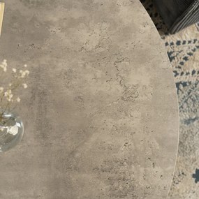 Zestaw Stolików Kawowych ROCKY MAX 60 cm/80 cm Szary Beton Nowoczesny Loft