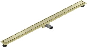 Mexen Flat M13 odpływ liniowy 2w1 110 cm, złoty szczotkowany - 1A10110