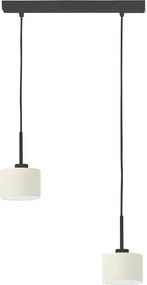 Regulowana okrągła lampa wisząca na czarnym stelażu - M3-W70