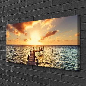 Obraz canvas Liście w Kolorach Zachodzącego Słońca