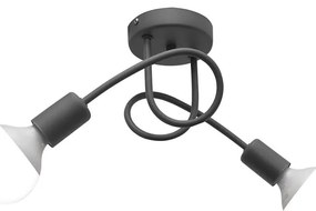 Dziecięcy żyrandol natynkowy OXFORD 2xE27/15W/230V szary