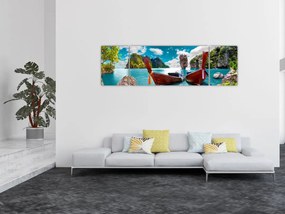 Obraz- Raj na ziemi (170x50 cm)