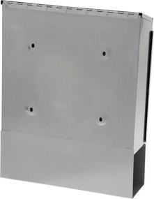 Wisząca skrzynka na listy ze stali nierdzewnej 35 x 44 x 11 cm