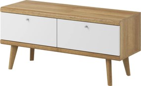 Szafka RTV stojąca PRIMARIO 107 cm do Salonu pod Telewizor - Dąb