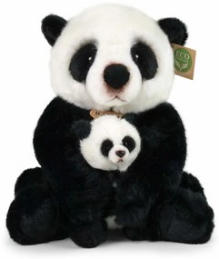 Rappa Pluszowa panda z młodym 27 cm ECO-FRIENDLY