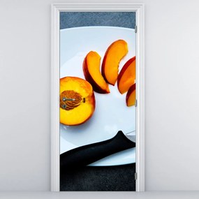 Fototapeta na drzwi - Brzoskwinia (95x205cm)