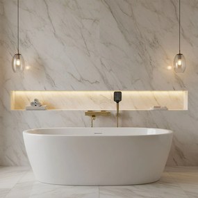 Bateria wannowa Rea Arlo Złoty Szczotkowany