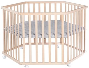 Kojec dla dzieci z litego drewna bukowego 119x104 cm – Roba