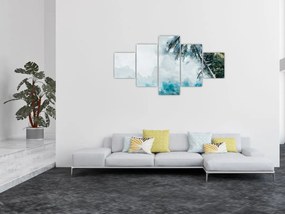 Obraz palmy nad morzem (125x70 cm)