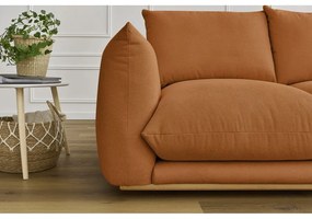 Pomarańczowa sofa 193 cm Ernest – Bobochic Paris