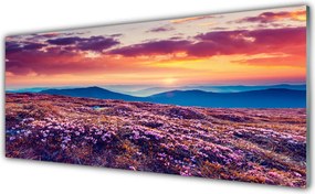 Panel Kuchenny Kwiatowy Dywan U Stóp Gór