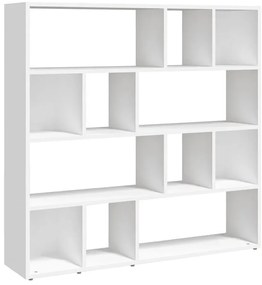 Biały otwarty regał na książki A7-T25