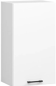 Biała minimalistyczna górna szafka kuchenna 40 cm M3-D03