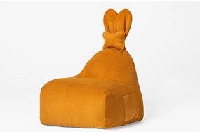 Dziecięcy worek do siedzenia w kolorze ochry Funny Bunny – The Brooklyn Kids